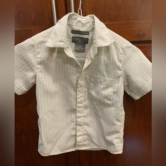 Toddler Boys - soft brushed microsuede short sleeve shirt - 4T - Picture 2 of 2